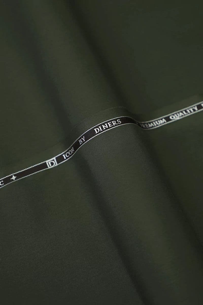 Olive Wash & Wear Fabric thumbnail