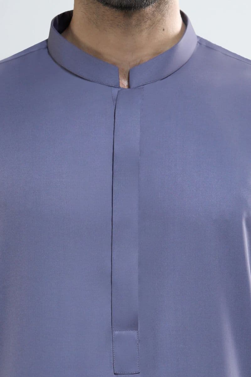 Grey Wash & Wear Shalwar Kameez thumbnail