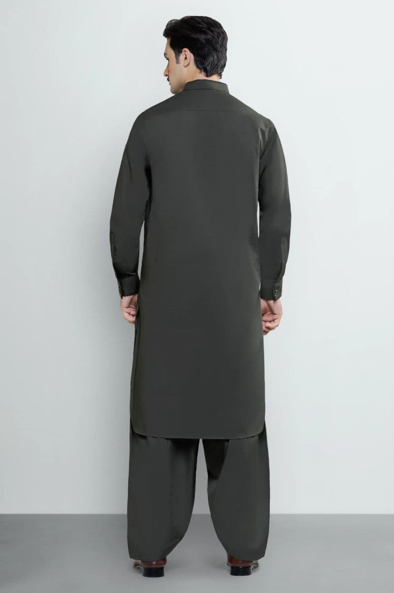 D-Green Wash & Wear Shalwar Kameez thumbnail