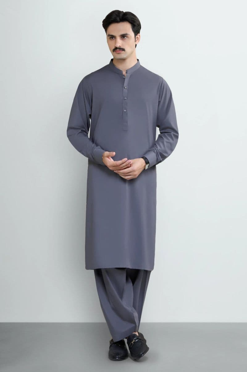 Grey Shalwar Kameez thumbnail
