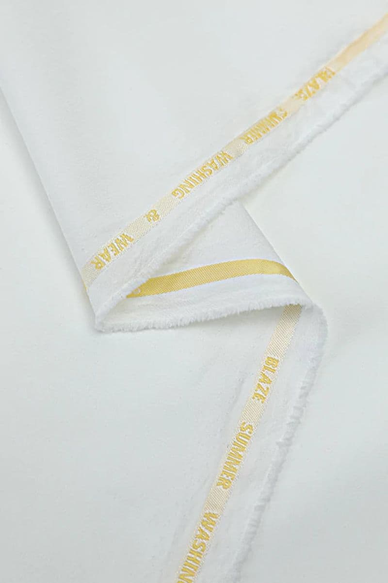 Off White Wash & Wear Fabric thumbnail