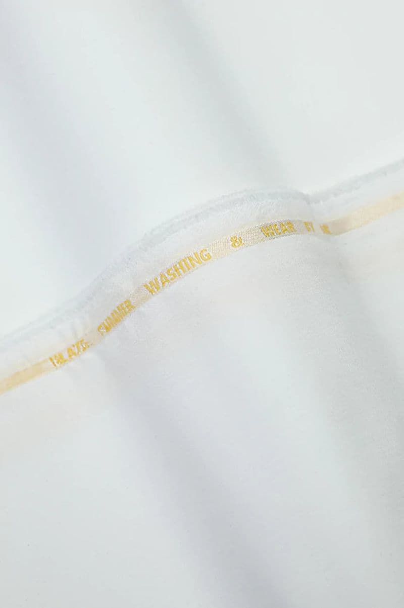 Off White Wash & Wear Fabric thumbnail