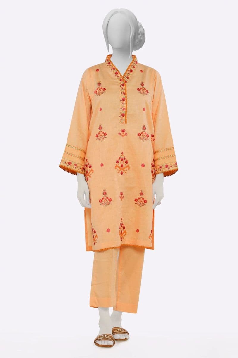 Peach Embroidered 2PC thumbnail