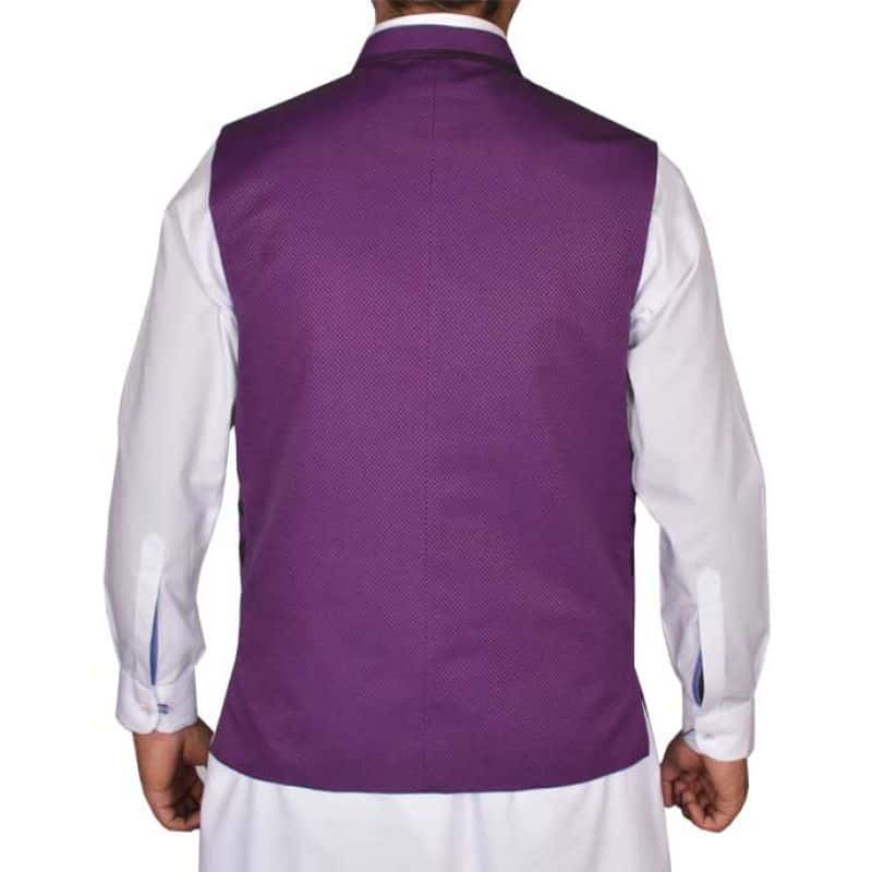 Purple Waistcoat - alternate view