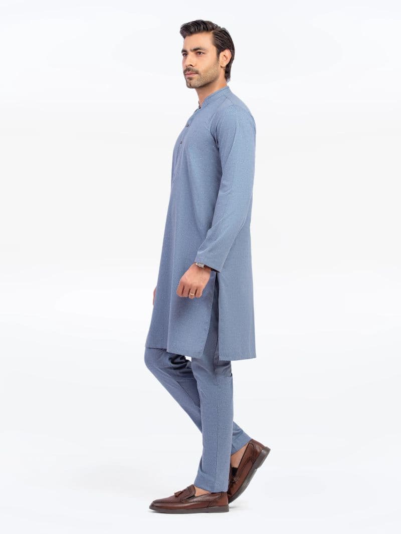 Embroidered Karandi Kurta Pajama - EMTKPT5-071 thumbnail
