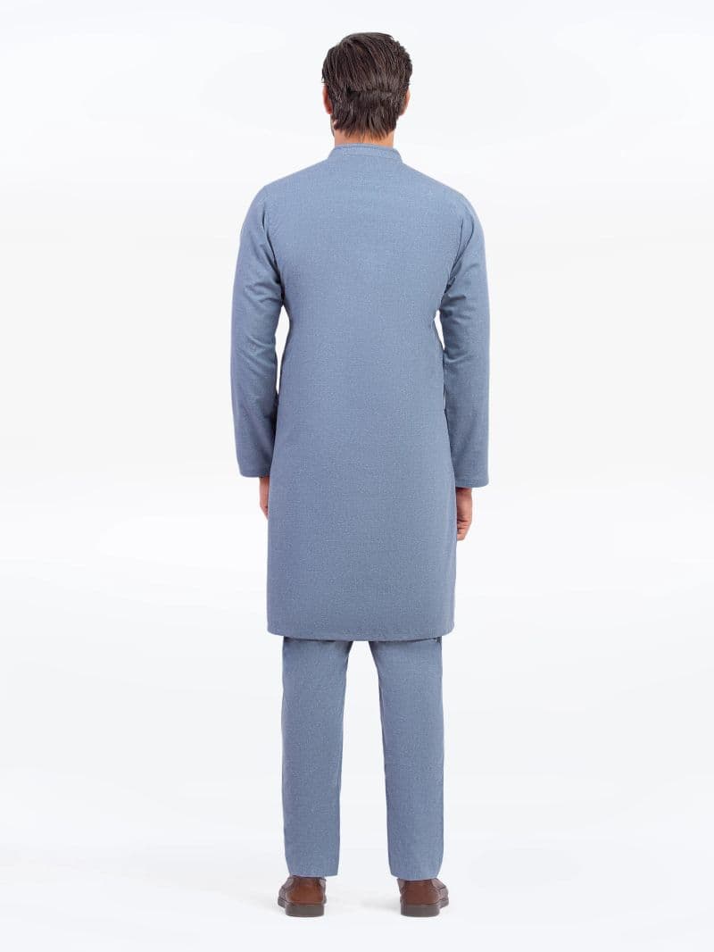 Embroidered Karandi Kurta Pajama - EMTKPT5-071 thumbnail