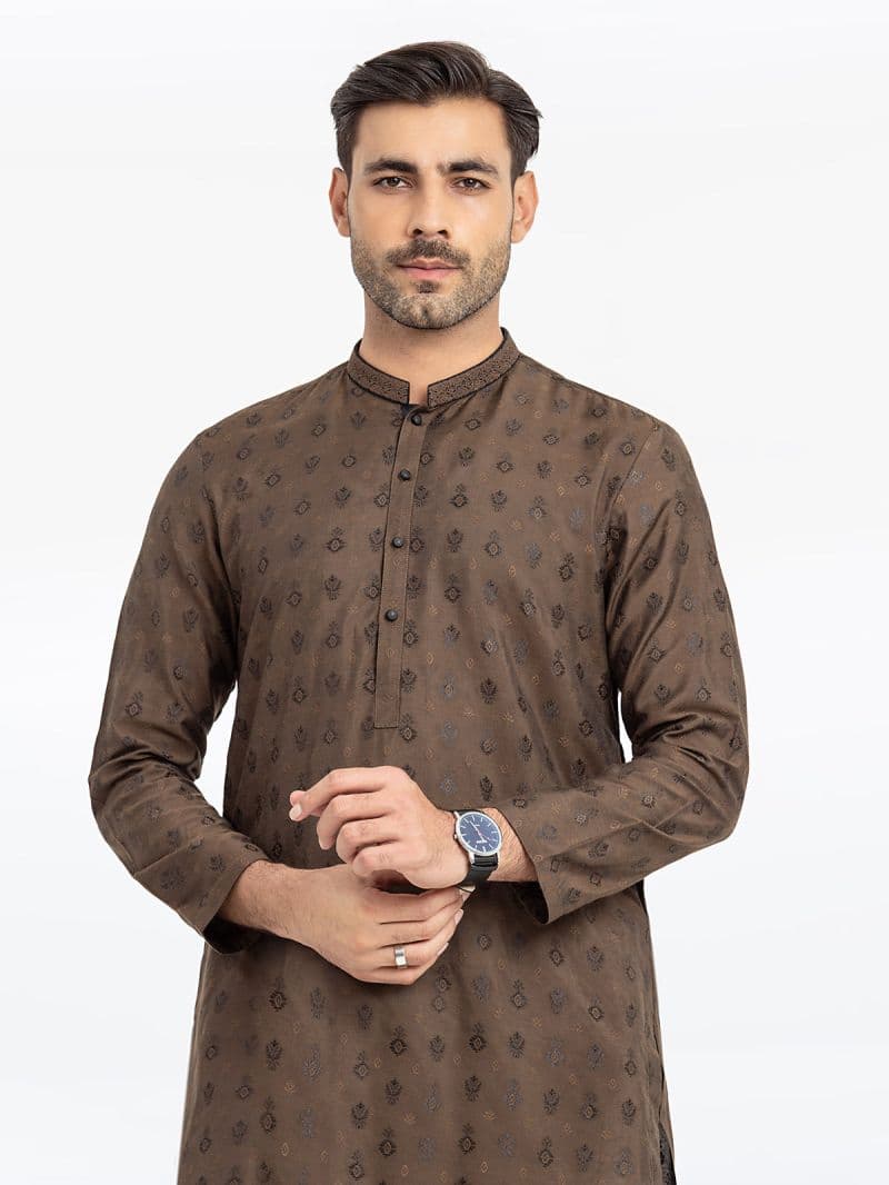 Embroidered Blended Kurta - EMTKC24-122 thumbnail
