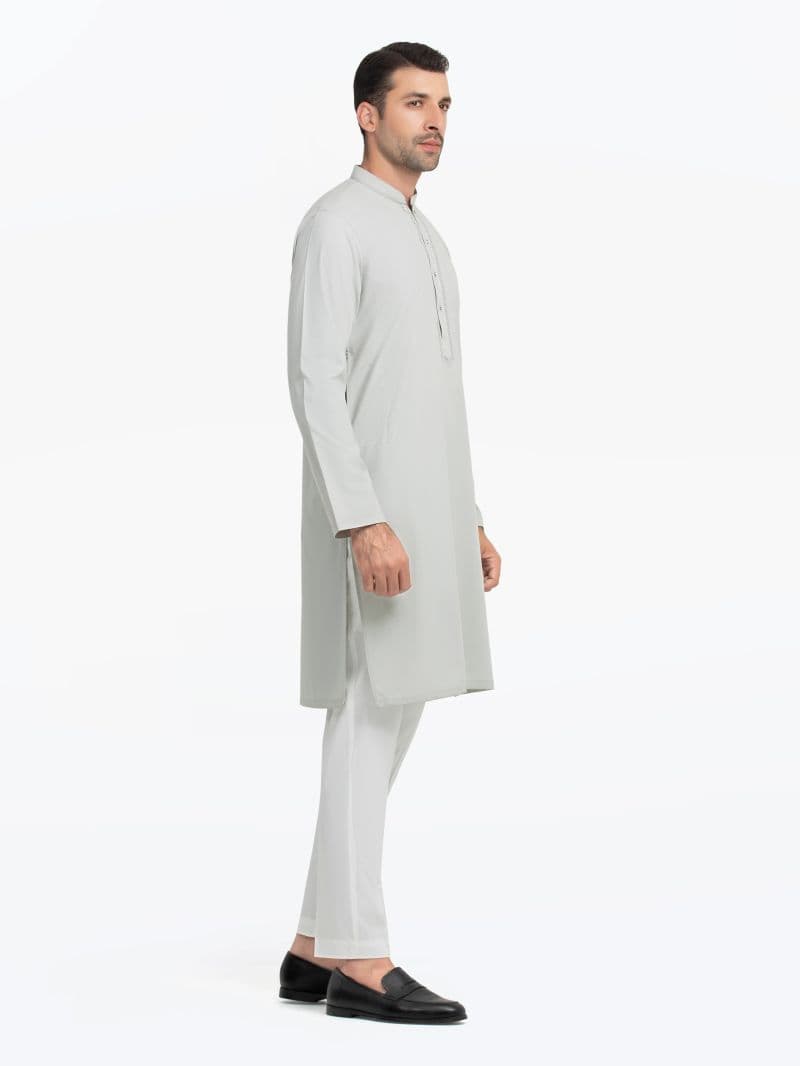 Embroidered Dobby Kurta - EMTK5-99541 thumbnail