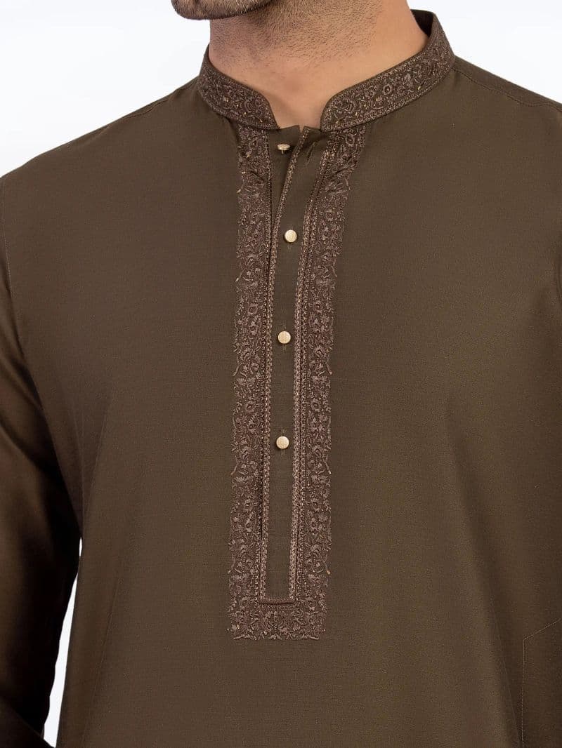 Embroidered Blended Kurta - EMTKC5-150 thumbnail