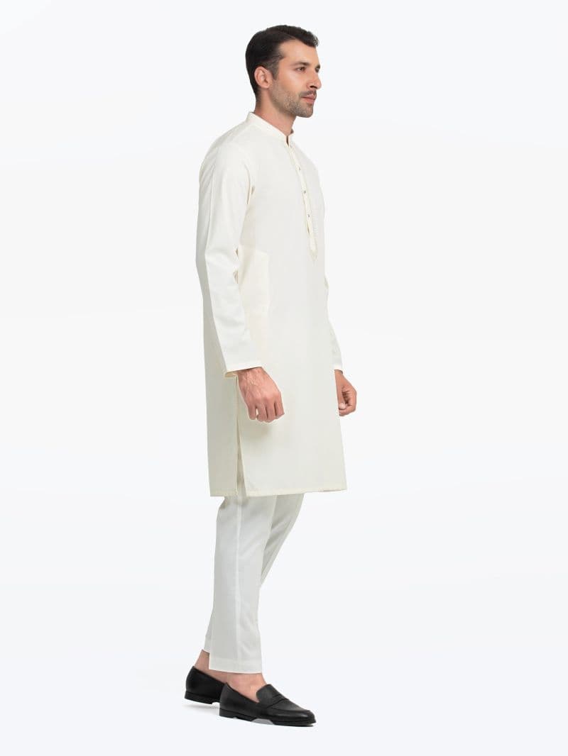 Embroidered Dobby Kurta - EMTK5-99544 thumbnail