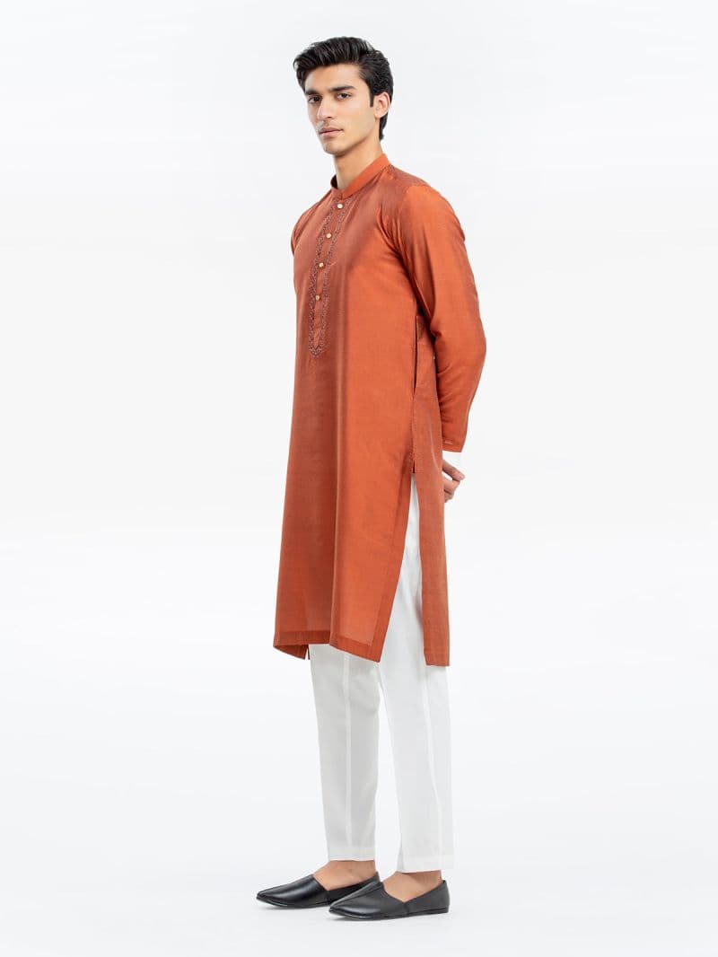 Embroidered Blended Kurta - EMTKC24-116 thumbnail