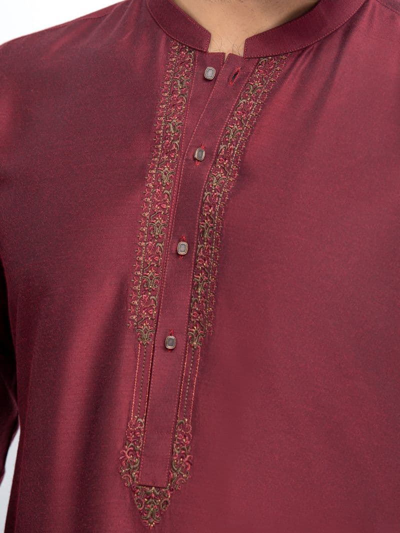 Embroidered Blended Kurta - EMTKC24-115 thumbnail