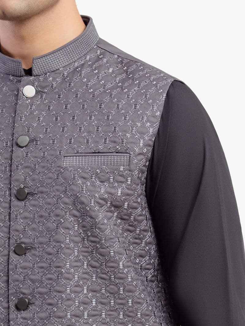 Embroidered Waistcoat - EMTWC5-35964 thumbnail