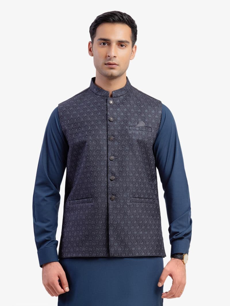 Embroidered Waistcoat - EMTWC5-35961 thumbnail