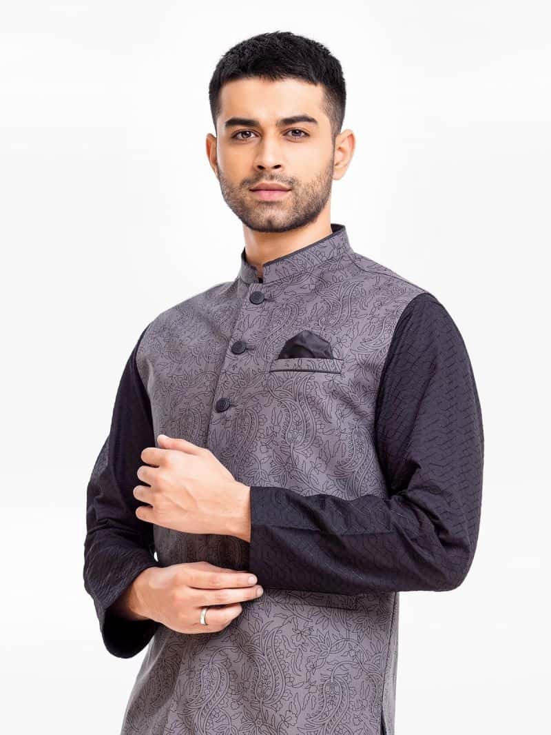 Cotton Waistcoat - EMTWC23-35837 - alternate view