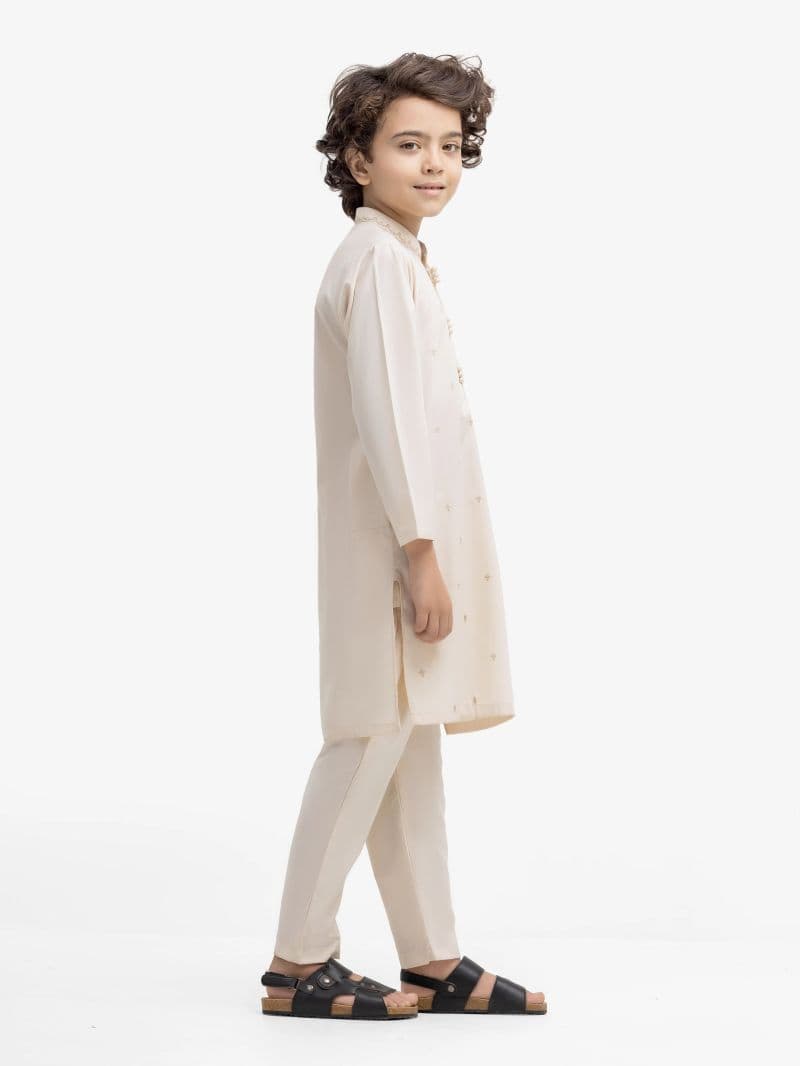 Embroidered Blended Kurta Pajama - EBTKP5-015 thumbnail