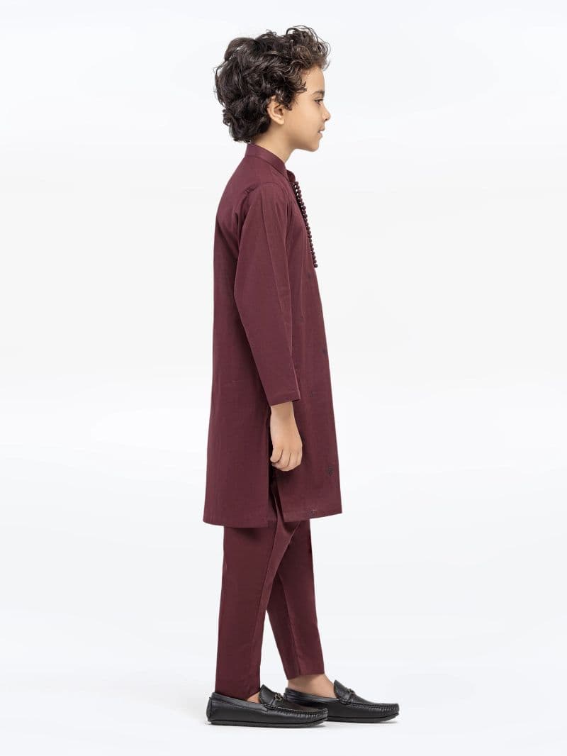 Embroidered Cotton Kurta Pajama - EBTKP5-023 thumbnail