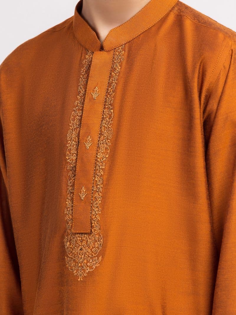 Embroidered Blended Kurta - EBTKC5-023 thumbnail