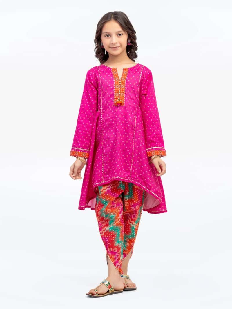 Printed Cambric Shirt Trouser - EGTKP5-70973ST