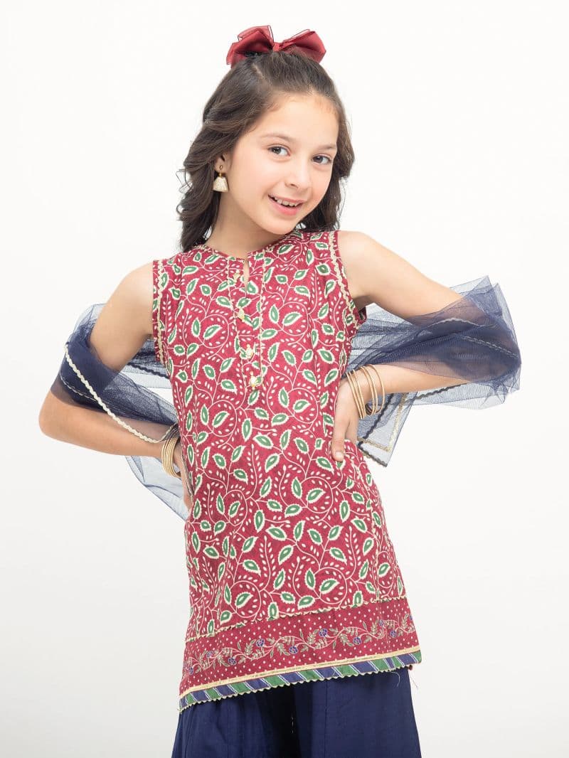 Printed Khaddar Suit - EGTKP5-70809-3P thumbnail