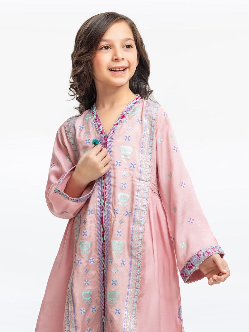 Printed Cotton Silk Co-Ord Set - EGTP23-22209 thumbnail