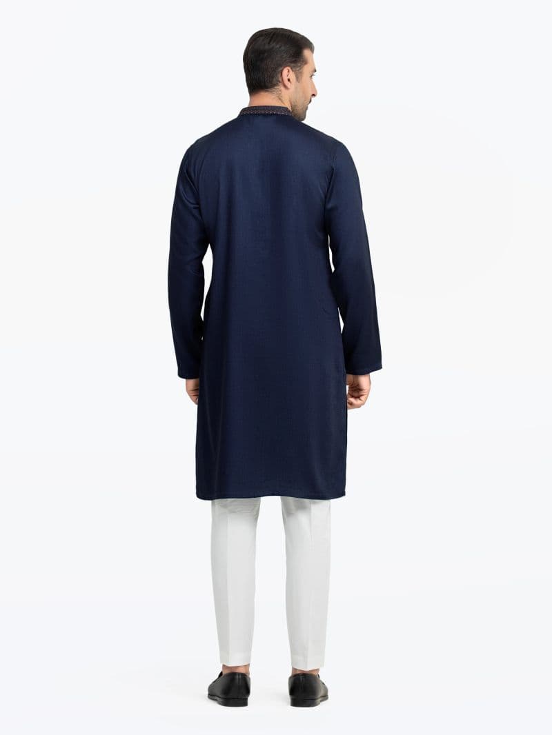 Embroidered Dobby Kurta - EMTKC5-146 thumbnail