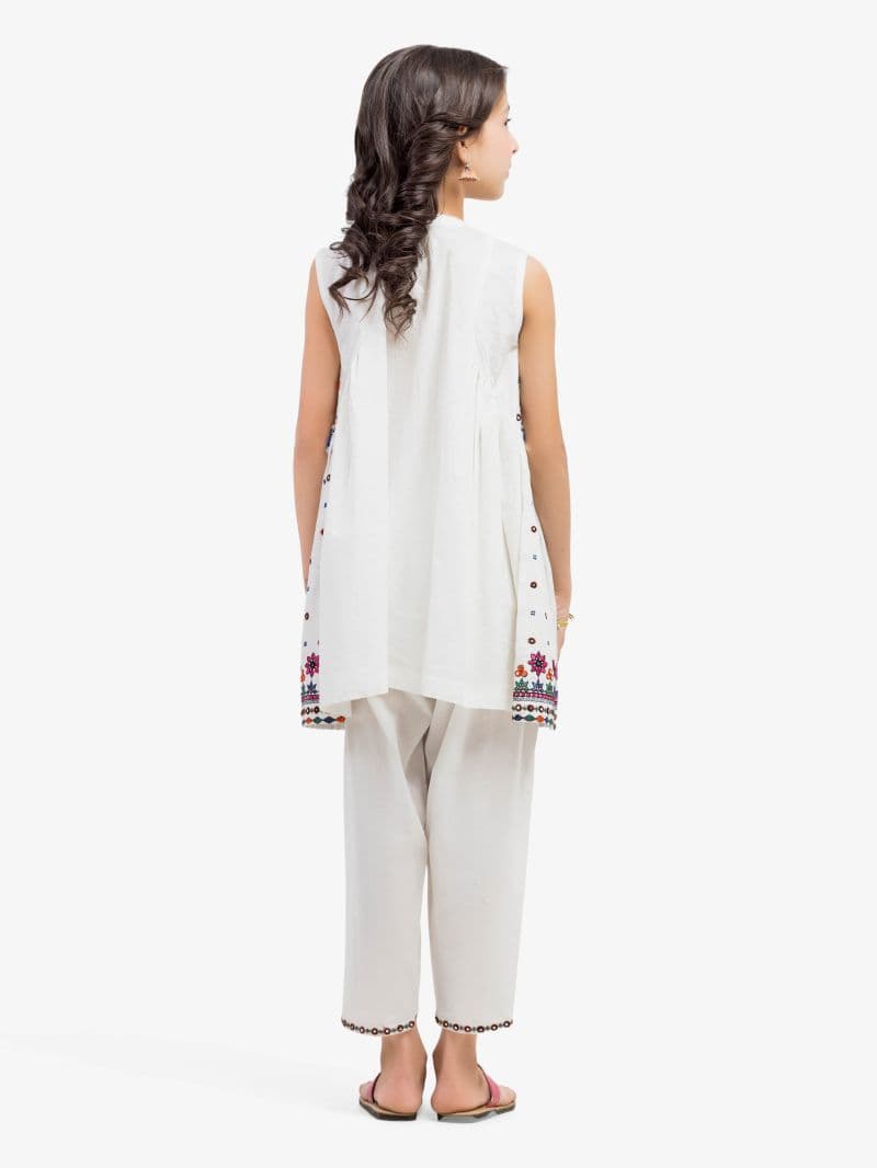 Embroidered Cambric Co-Ord Set - EGTKE5-71013ST thumbnail