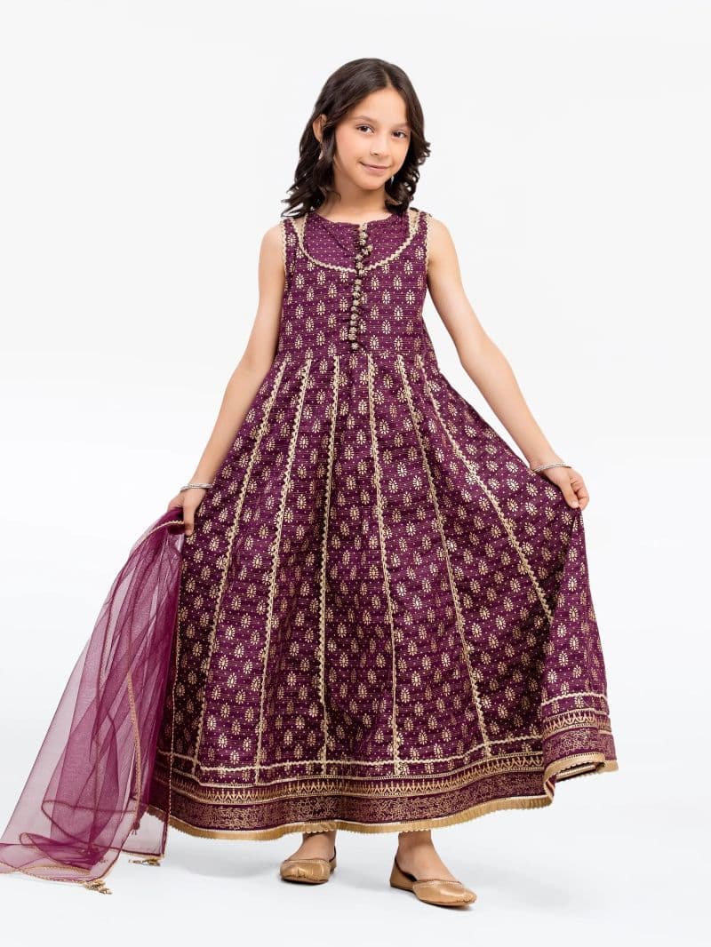 Block Print Cambric Shirt Dupatta - EGTPL5-50034SD thumbnail