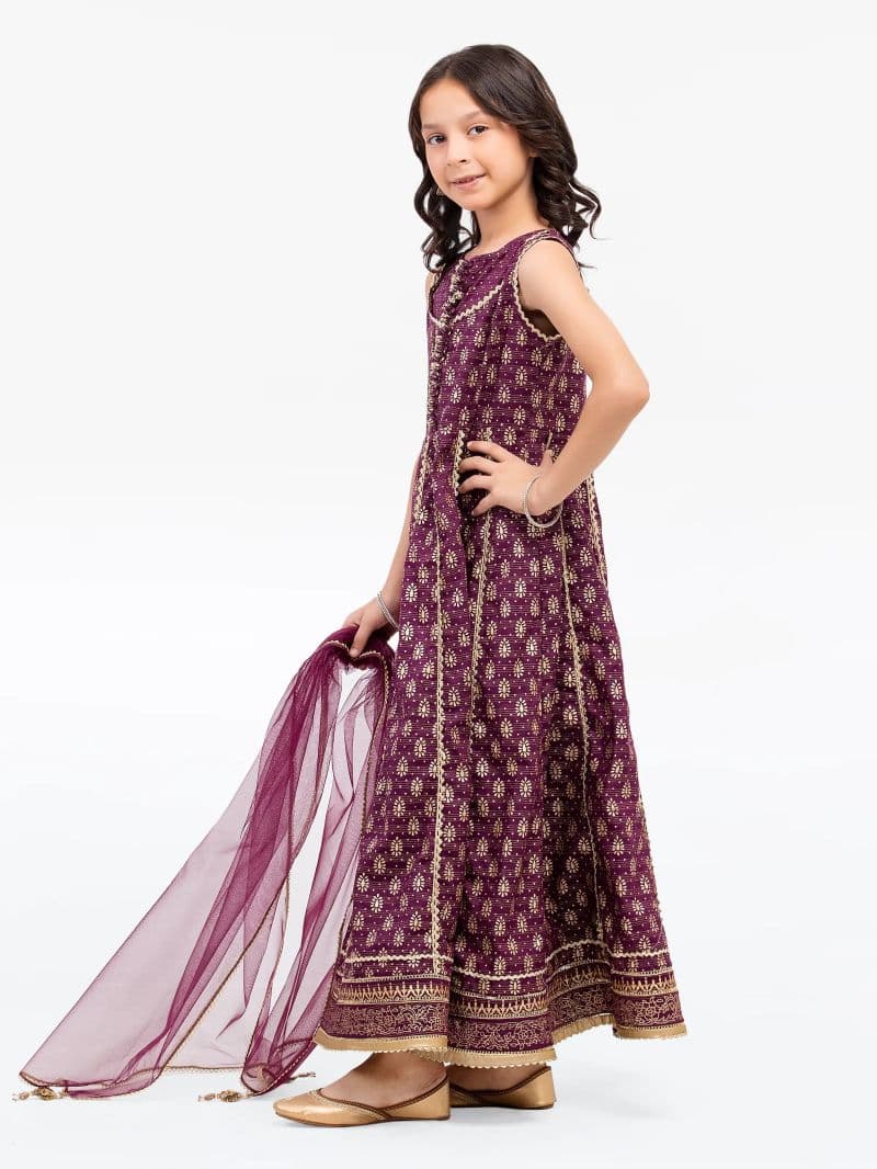 Block Print Cambric Shirt Dupatta - EGTPL5-50034SD thumbnail