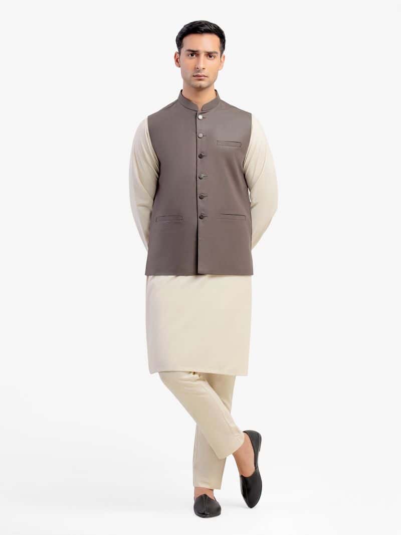 Plain Waistcoat - EMTWCP5-35973 - alternate view