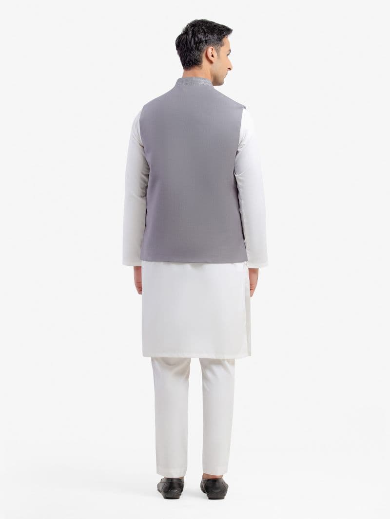 Embroidered Waistcoat - EMTWCP5-35975 thumbnail