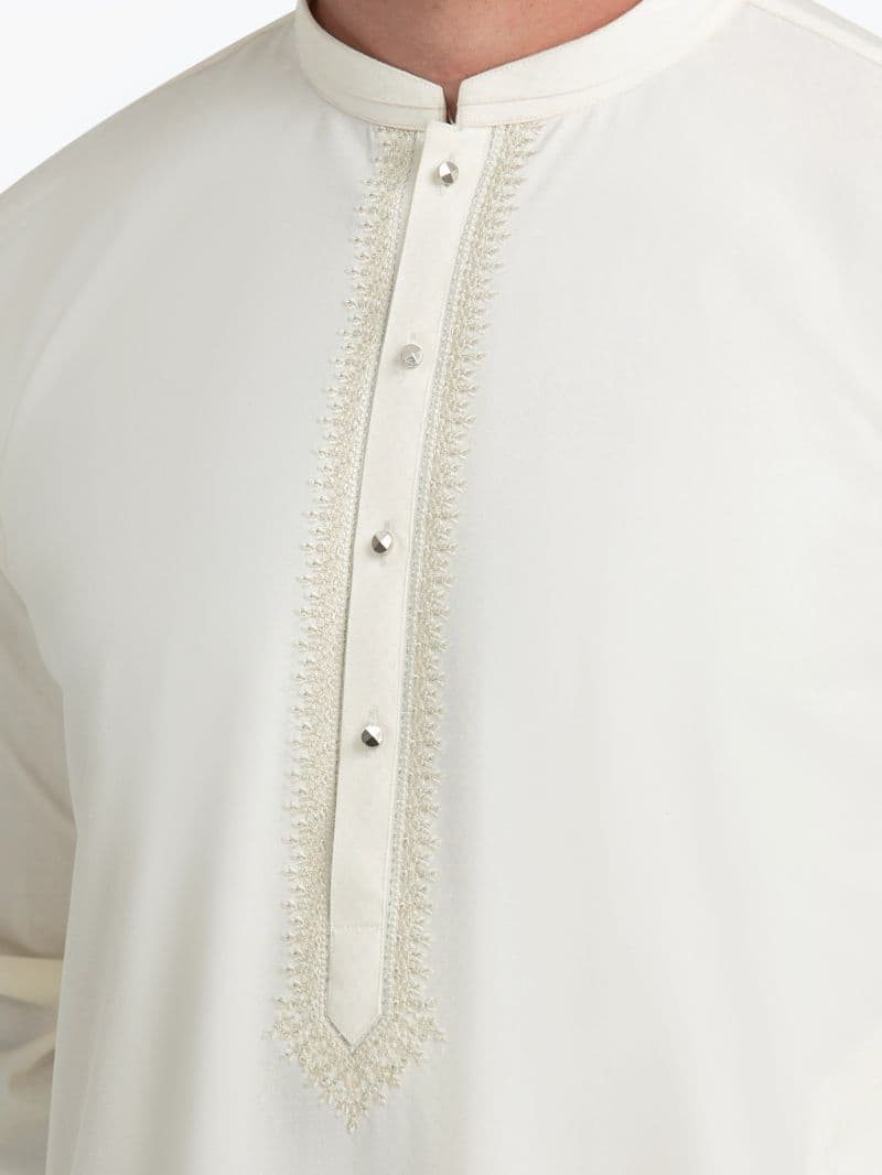 Embroidered Dobby Kurta thumbnail