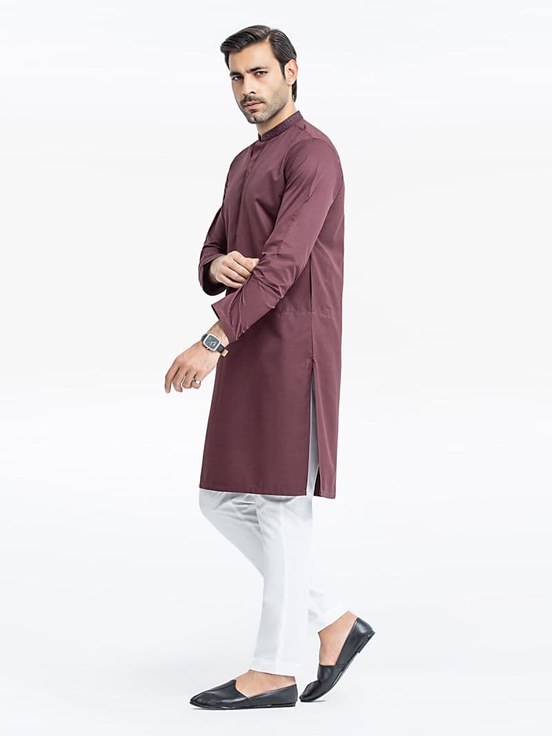 Embroidered Dobby Kurta thumbnail