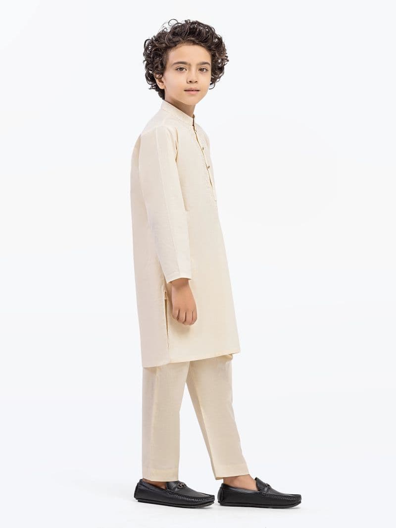 Embroidered Cotton Kurta Pajama thumbnail