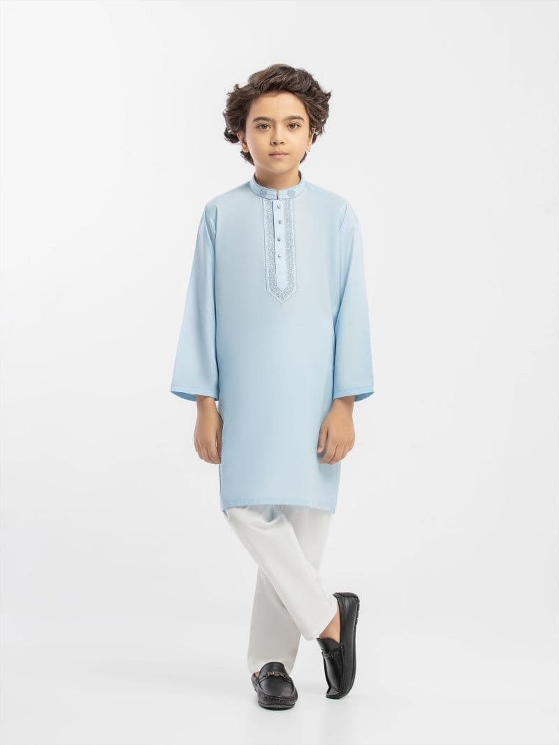 Embroidered Cambric Kurta thumbnail