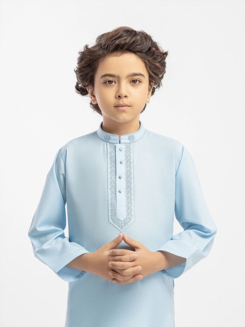 Embroidered Cambric Kurta thumbnail