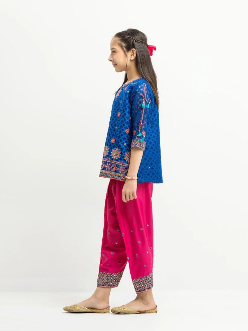 Embroidered Self Jacquard Co-Ord Set thumbnail