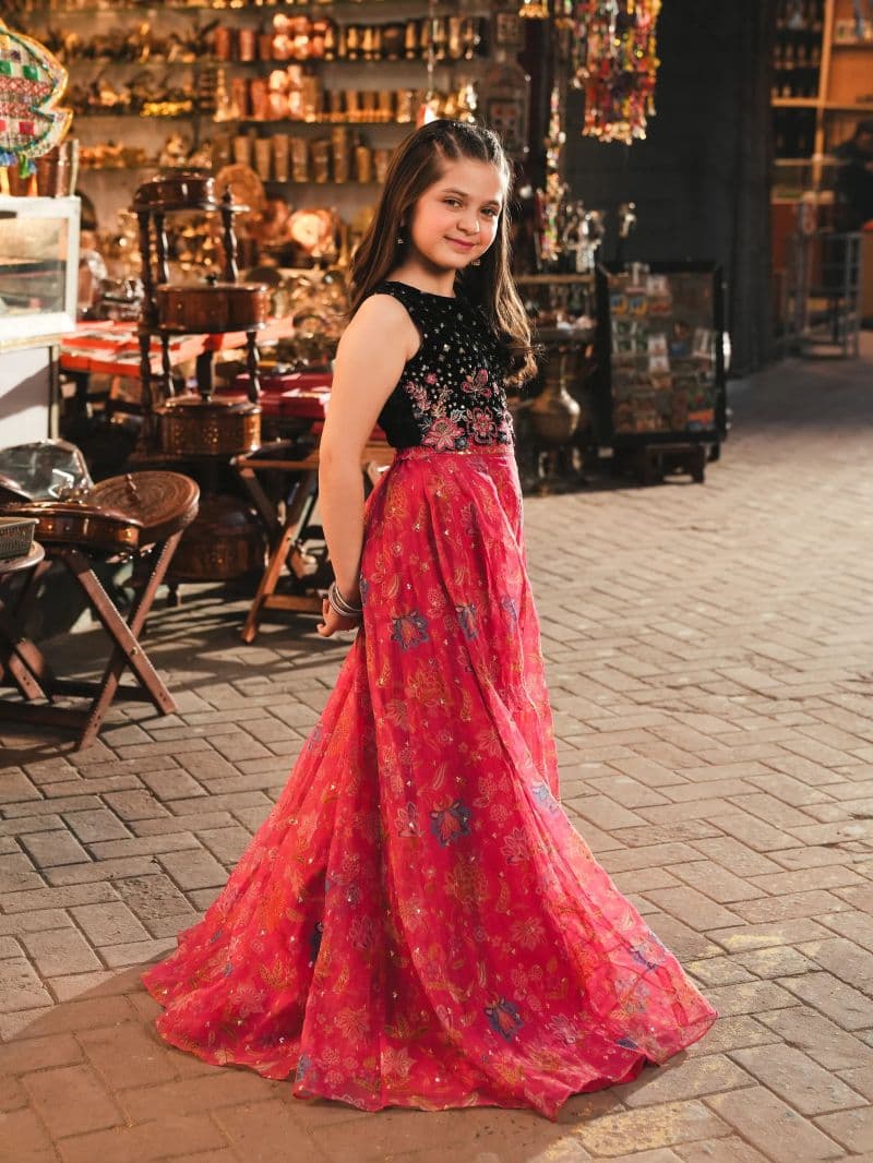 Embroidered Organza Lehenga Suit thumbnail