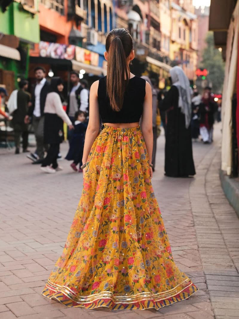 Embroidered Organza Lehenga Suit thumbnail