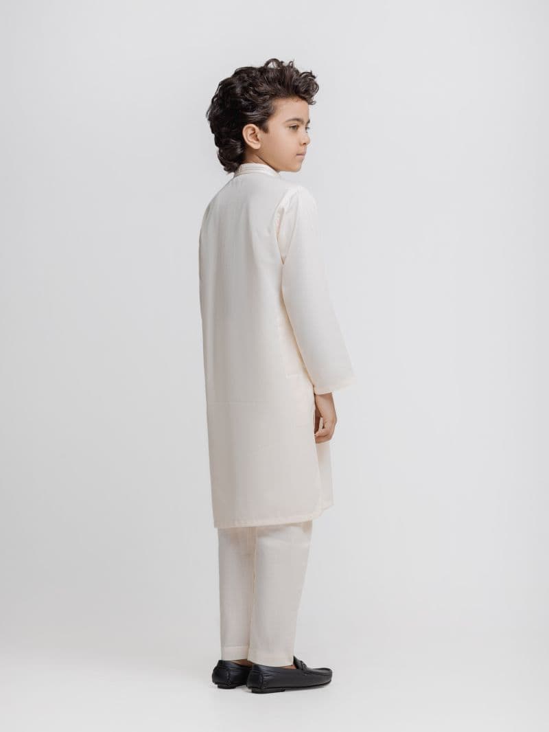 Embroidered Dobby Kurta Pajama thumbnail