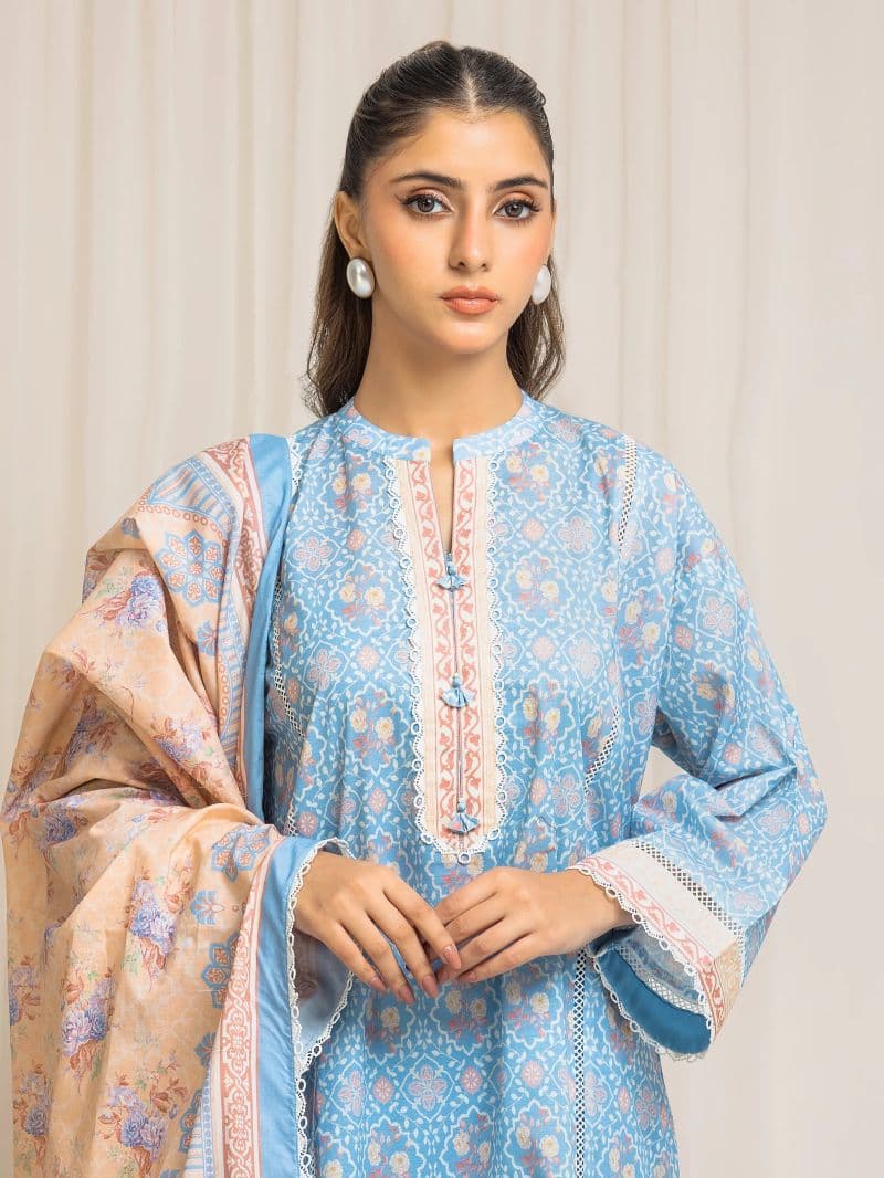 Printed Lawn Suit thumbnail