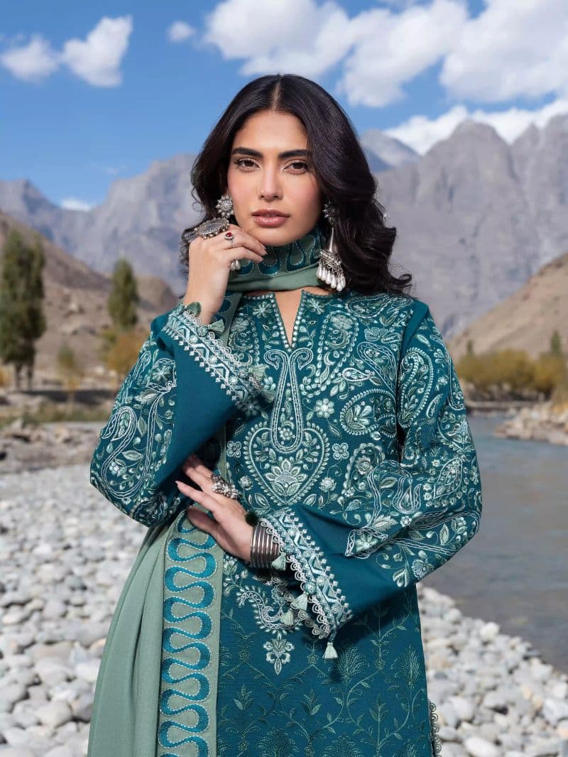 Embroidered Khaddar Suit thumbnail