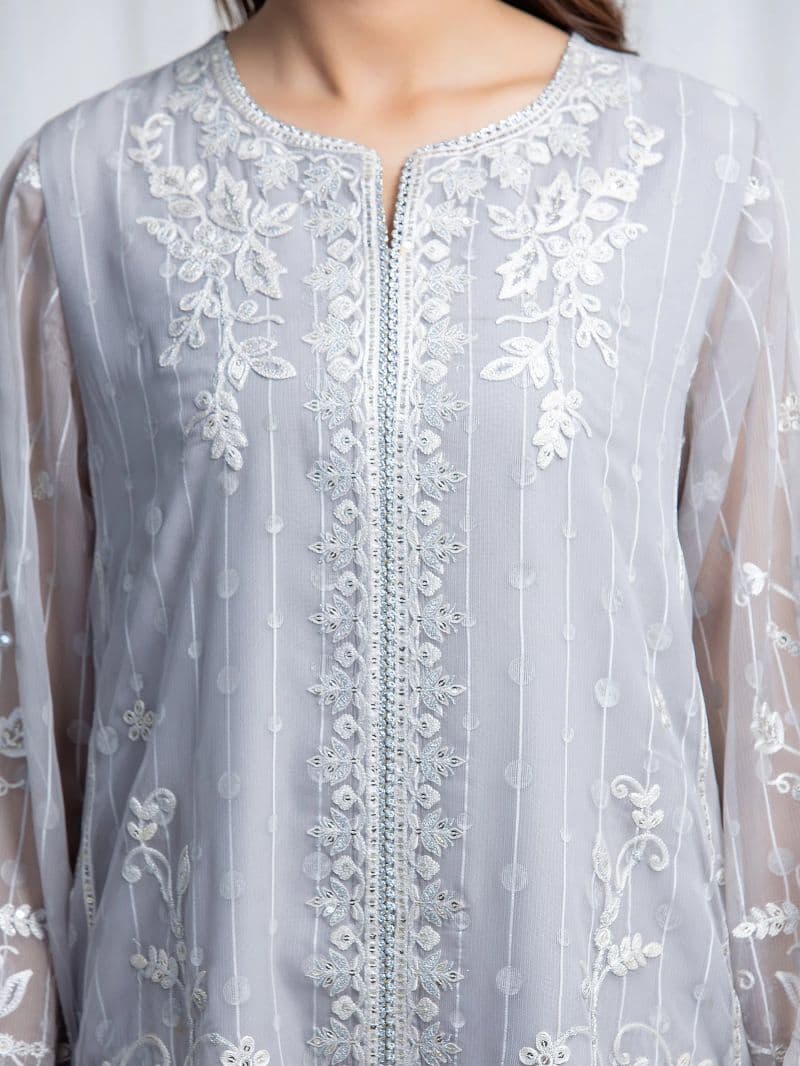 Embroidered Chiffon Suit thumbnail