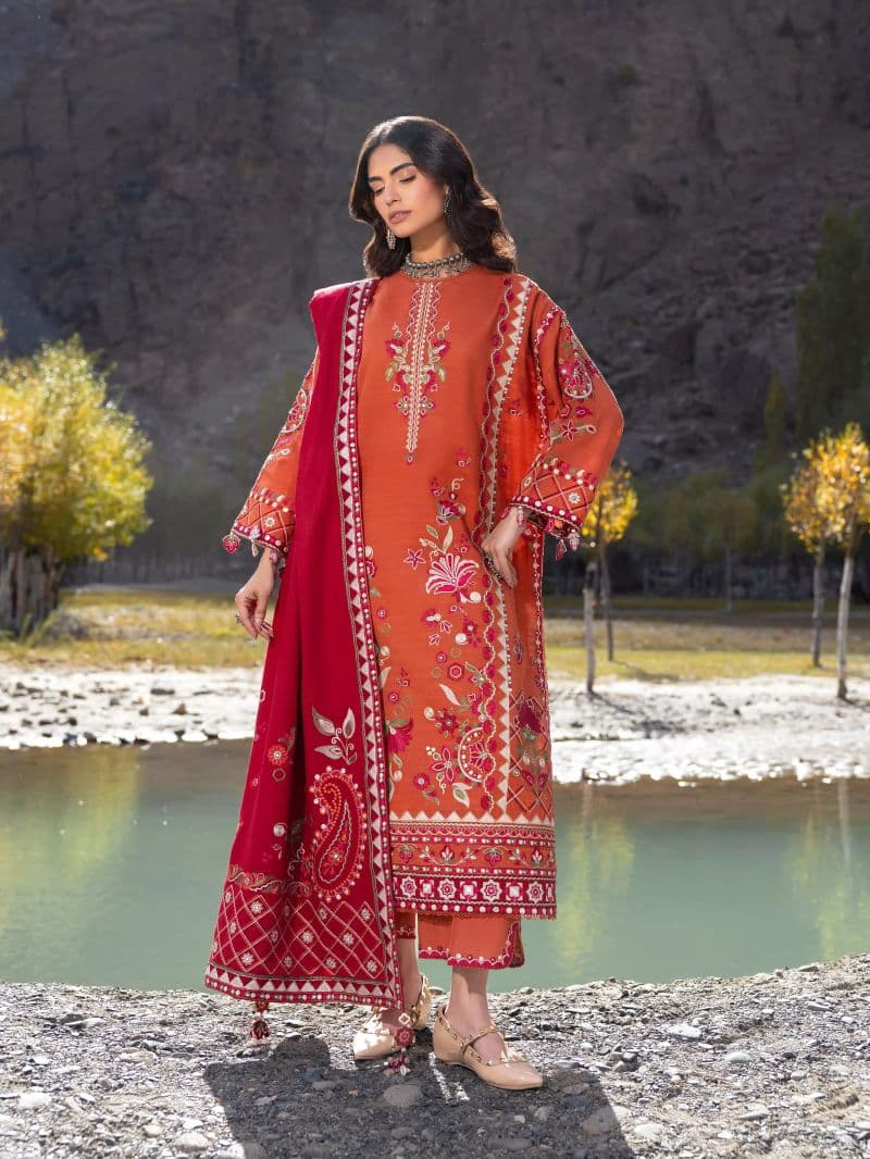 Embroidered Khaddar Suit thumbnail