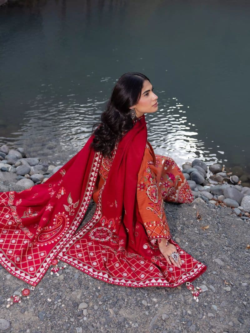 Embroidered Khaddar Suit thumbnail