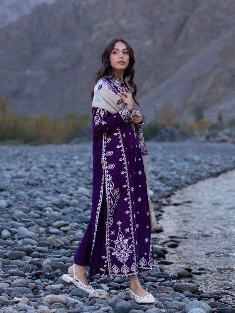 Embroidered Khaddar Suit thumbnail