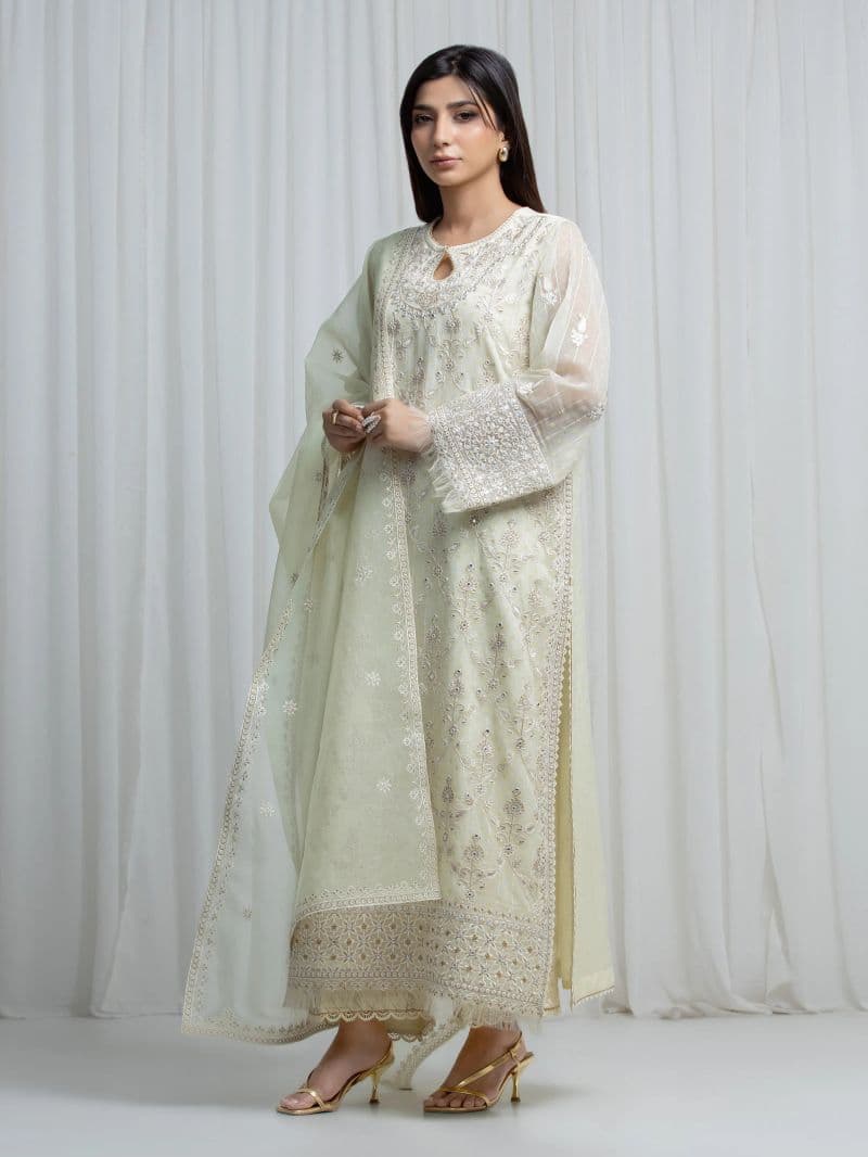 Embroidered Chiffon Suit thumbnail