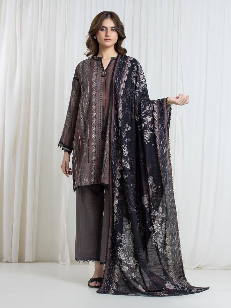 Printed Khaddar Suit thumbnail