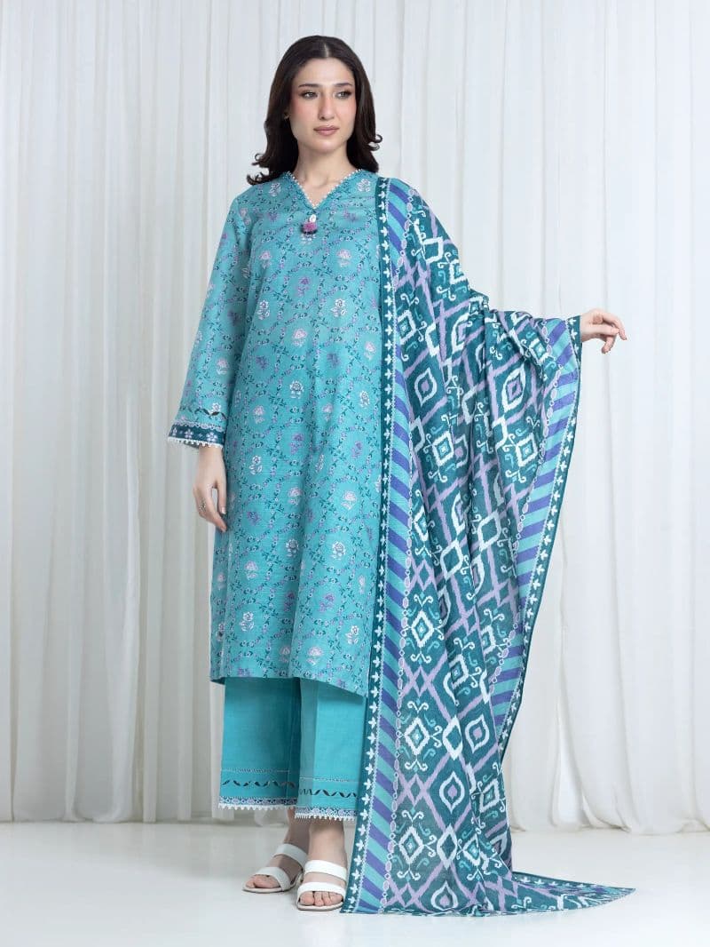 Printed Khaddar Suit thumbnail