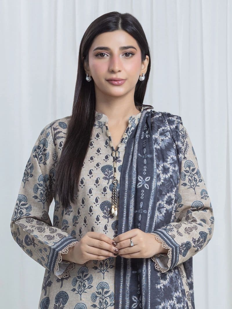 Printed Khaddar Suit thumbnail
